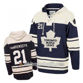 Män Ishockey Toronto Maple Leafs James Van Riemsdyk 21 Blå Sawyer Hooded Sweatshirt
